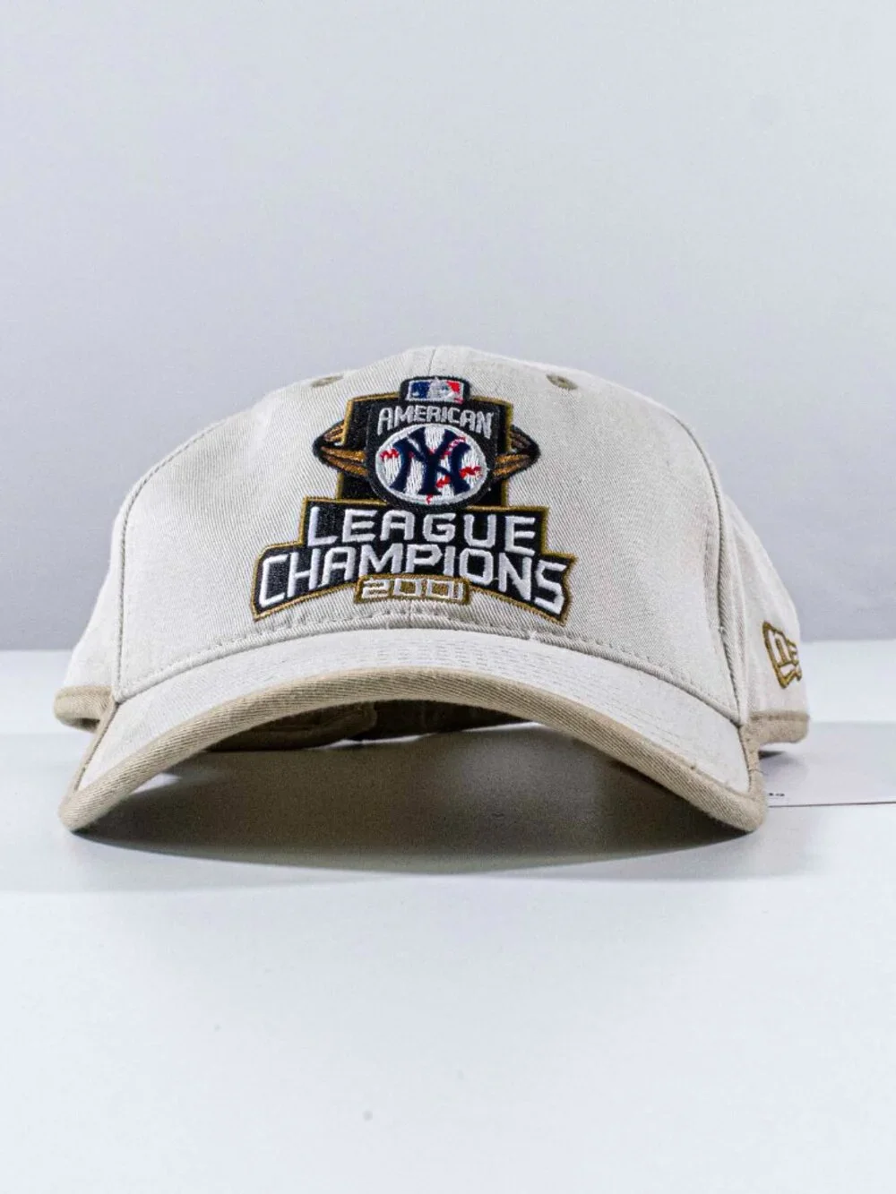 Vintage New York Yankees 2001 AL Champions Hat New Era MLB Cap Y2K NY Baseball